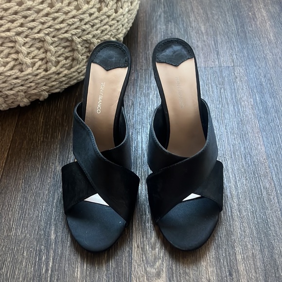 Tony Bianco Anthem Black Luxe Satin Heel main image 4